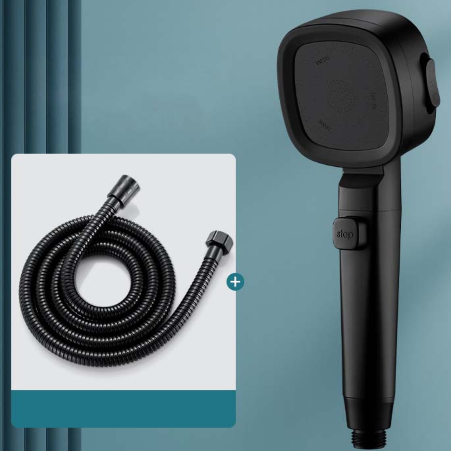 Cabezal de ducha de alta presión elegante