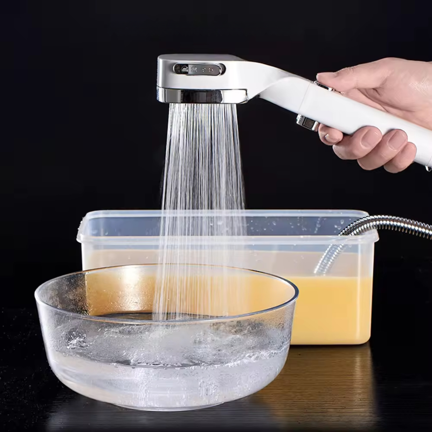 Cabezal de ducha de alta presión elegante